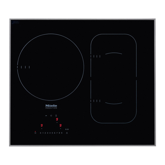 Miele KM 6320 Operating And Installation Instructions