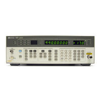 HP 8657A Opt 22 Technical Data Manual