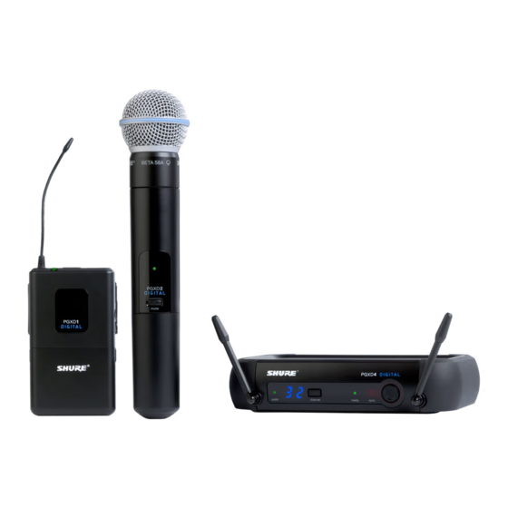 Shure PGXD User Manual