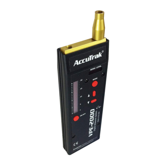 Superior Signal AccuTrak VPE-2000 Manuals