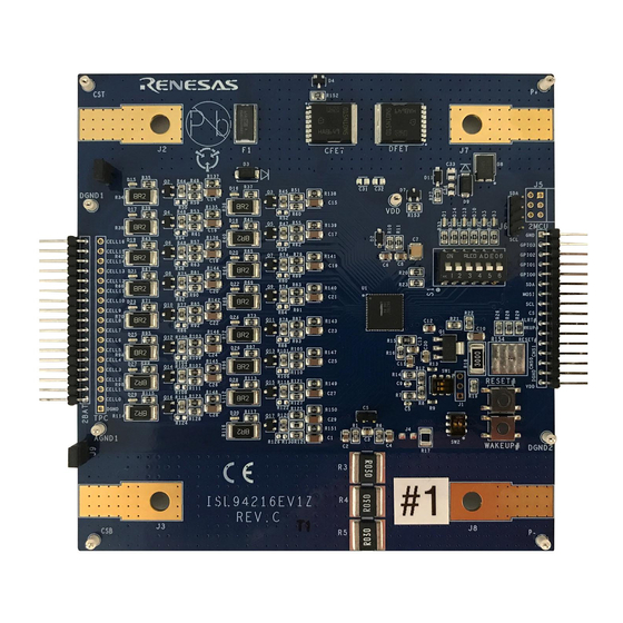 Renesas ISL94216EVKIT1Z User Manual