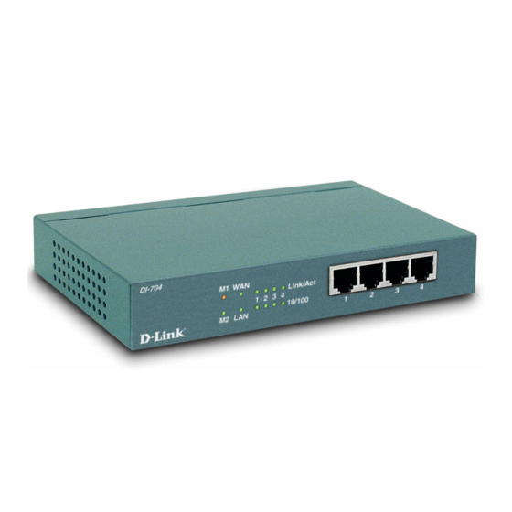 D-Link DI-704 Specifications