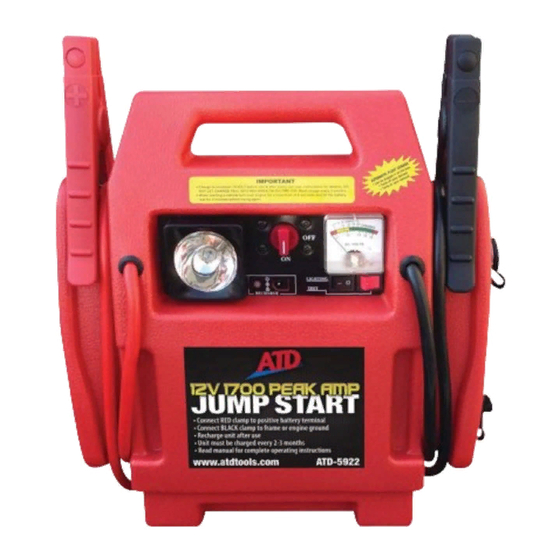 ATD Tools ATD-5922 Owner's Manual