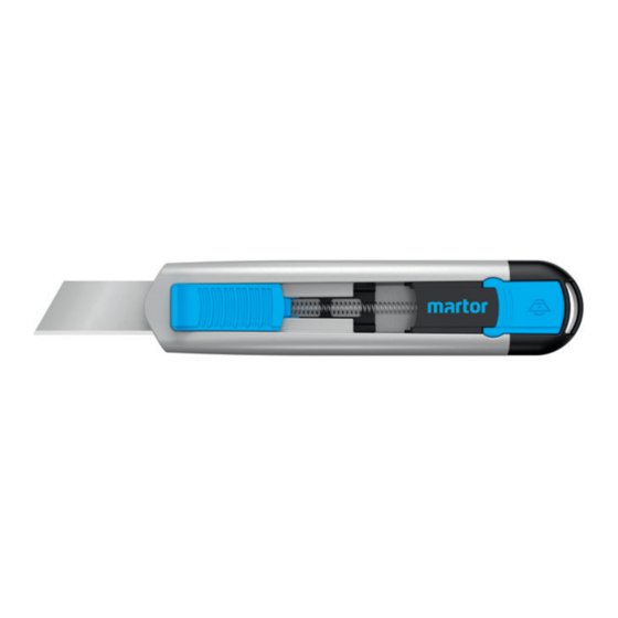 Martor SECUNORM 540 Quick Start Manual