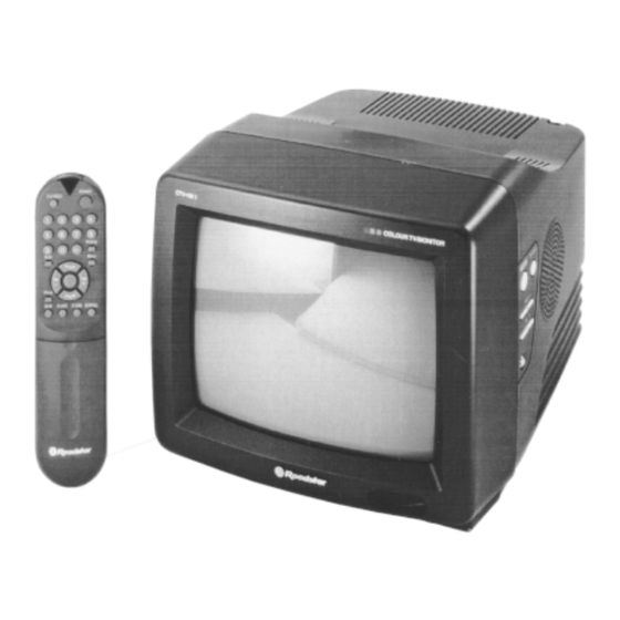 Roadstar CTV-1010XK-XKT Service Manual