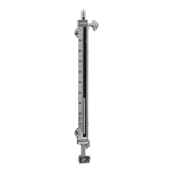 KROHNE BM26A-000 Series Supplementary Instructions Manual
