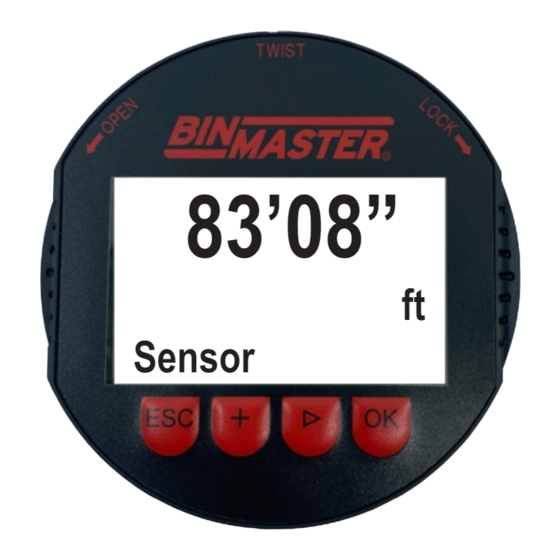 BINMASTER NCR-86 Quick Start Manual