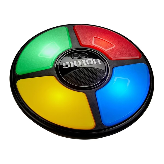 Hasbro Gaming Simon B7962 Quick Start Manual
