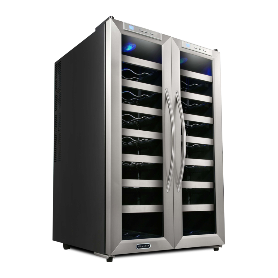Whynter WC-321DD - Wine Cooler Manual