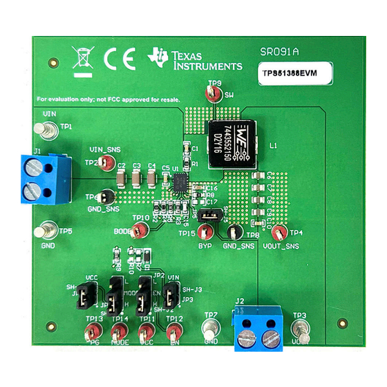 Texas Instruments TPS51388EVM User Manual