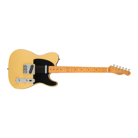 Fender CUSTOM SHOP 40TH ANNIVERSARY PRECISION BASS Manual