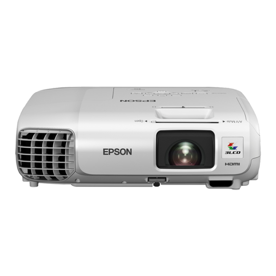 Epson EB-X20 Datasheet