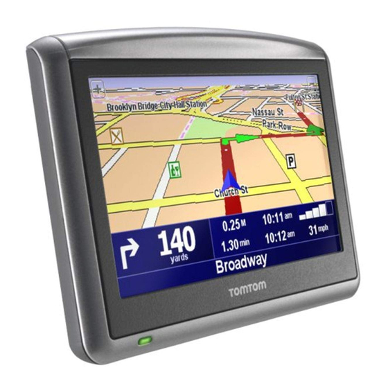 TomTom ONE/XL Manual