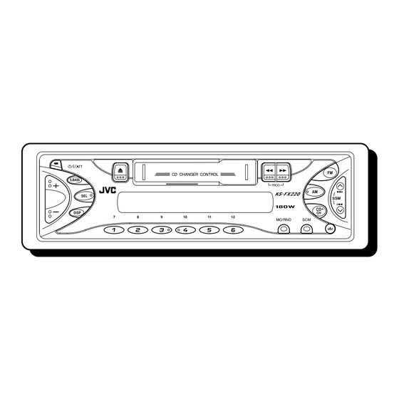 JVC KS-FX220 Instructions Manual
