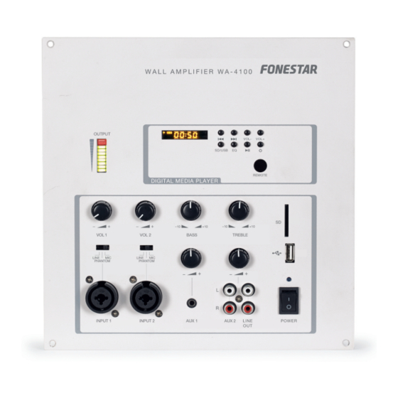 FONESTAR WA-4100 Instruction Manual