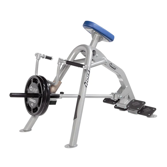 Hoist Fitness CF Commercial Freeweight CF-3661-A Owner's Manual