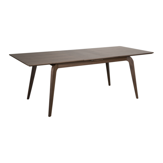 EUROSTYLE Lawrence Extension Dining Table Assembly Instructions
