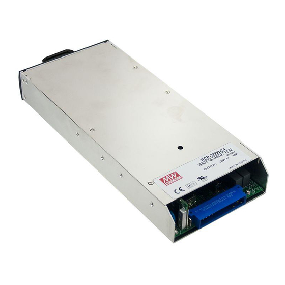 Mean Well RKP-1U Series Instruction Manual