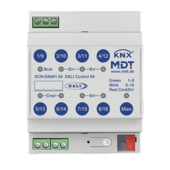 MDT Technologies SCN-DA641.04 Operating Instructions