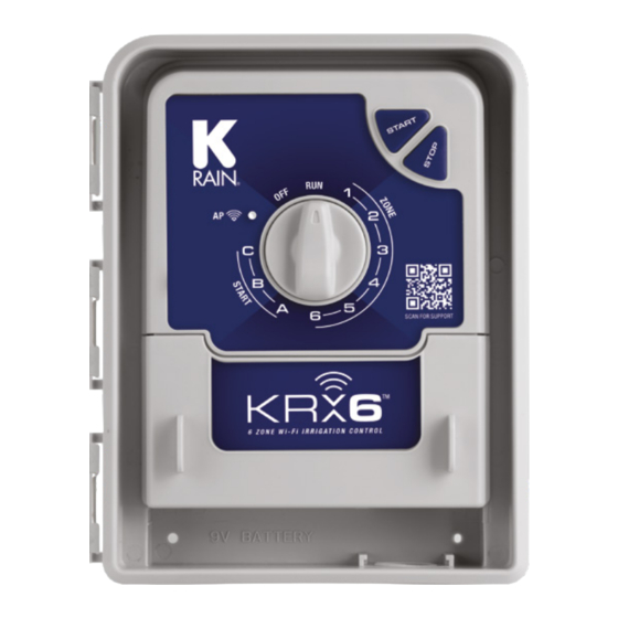 K-Rain KRX6 Manuals