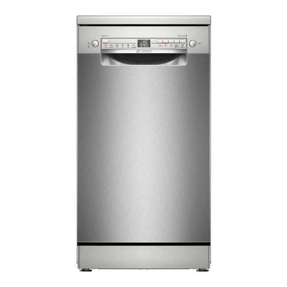Bosch SPS2HKI58E Information For Use