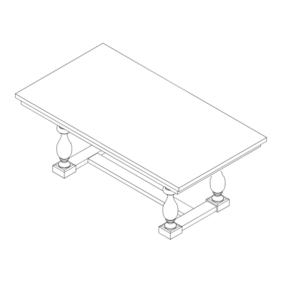 Living Spaces 2270CL-BENCH Assembly Instruction Manual