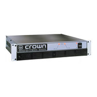 Crown Micro-Tech MT-2400 Service Manual