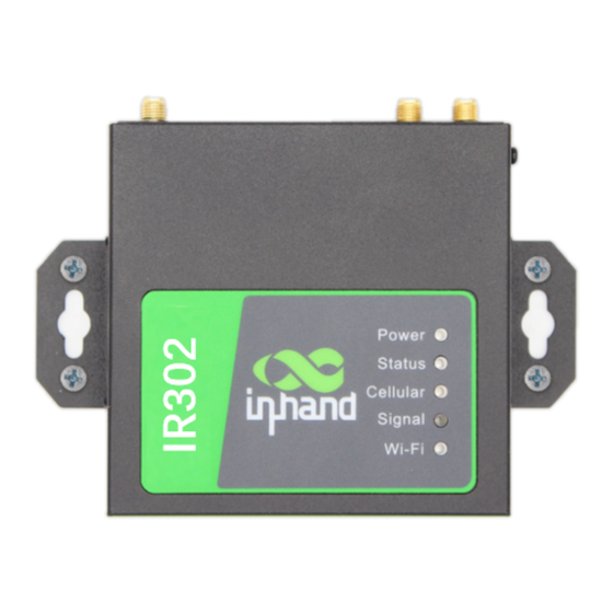 InHand Industrial Router Product Quick Manual