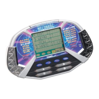 Tiger Electronics Who Wants to be a Millionaire 59518 Instruction Manual