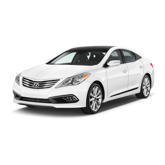 Hyundai AZERA 2015 Manuals