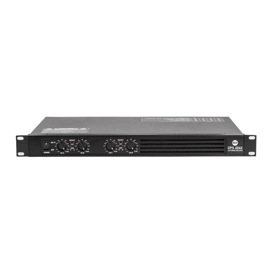 RCF DPS 604X User Manual
