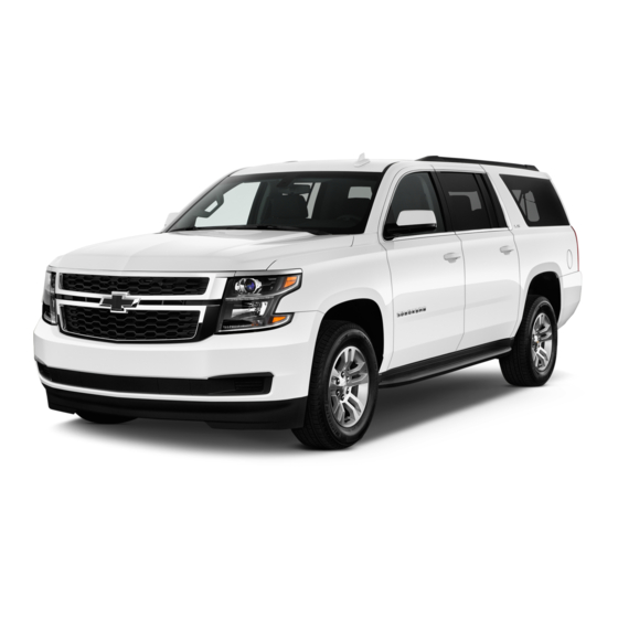 Chevrolet Suburban 2016 Owner's Manual