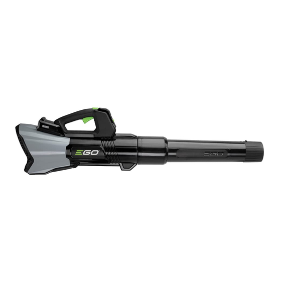 EGO POWER + LBX6000 Operator's Manual