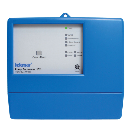 TEKMAR PUMP SEQUENCER 132 DATA BROCHURE Pdf Download ManualsLib