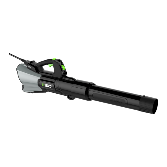 Ego Power+ LBX6000 Operator's Manual