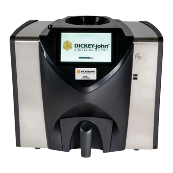 Dickey-John GAC 2700-UGMA Quick Start Manual