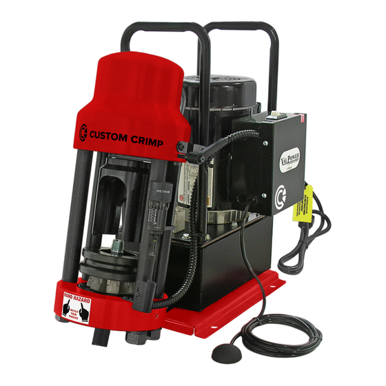 Custom Crimp D165M Series Operator's Manual