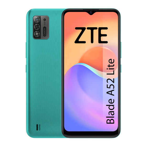 Zte Blade A52 Lite Quick Start Manual
