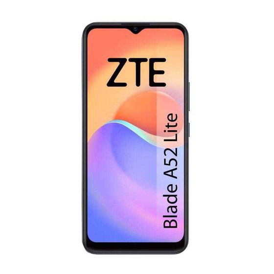 Zte Blade A52 Lite Quick Start Manual