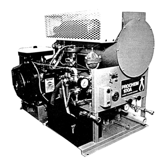 Prochem 100A Operation And Service Manual