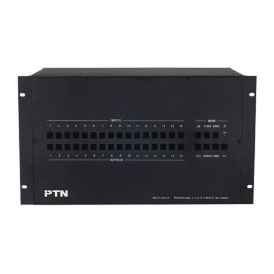 PTN MRG1616A User Manual