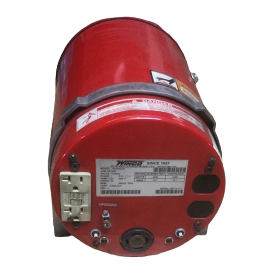 Winco TB4000 Owner's Manual