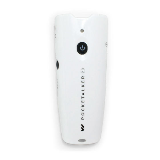 Williams Sound Pocketalker 2.0 PKT E1 User Manual