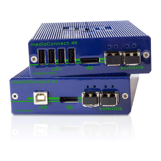 KVM-TEC media4Kconnect 6930 DP1.2 User Manual