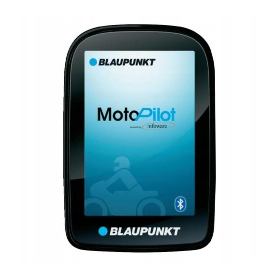 Blaupunkt MotoPilot Manual