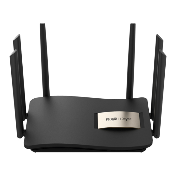 Ruijie RG-EW1200G PRO Quick Installation Manual
