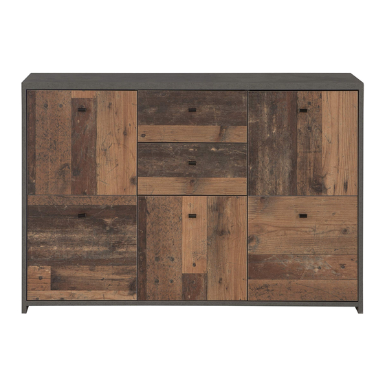 Forte CHEST SQNK233-C764 Assembling Instruction