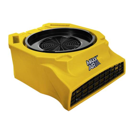 Maxx air HVCF1600 Owner's Manual