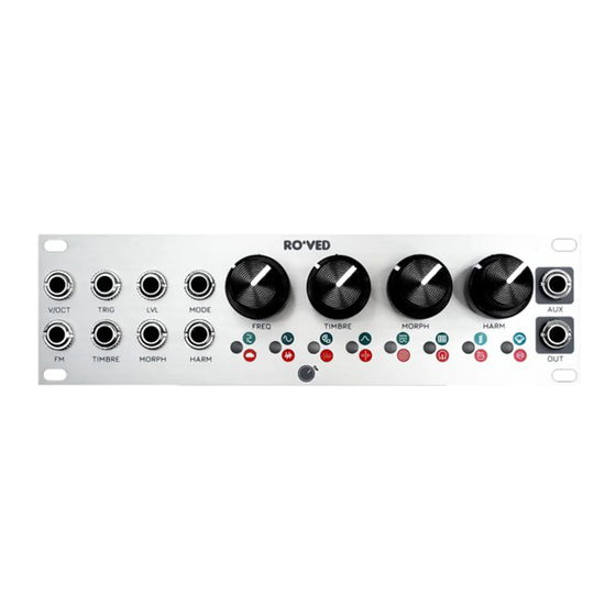 Plum Audio RO VED Quick Start Manual