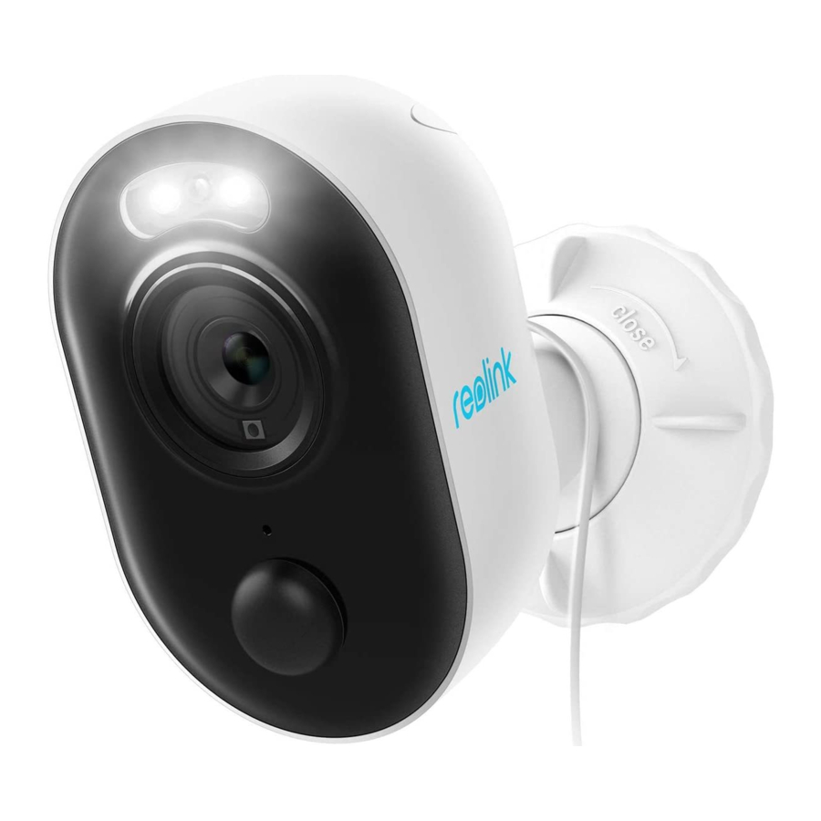 Reolink Lumus - Outdoor WiFi Security Camera Manual